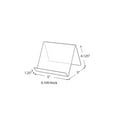 thumbnail image 2 of Azar Displays 515420 5"W x 5"D x 4.125"H Easel Display. Front Lip: 1.25"H, 10-Pack, 2 of 2