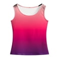 thumbnail image 4 of JUMEYU Preppy Tank Tops for Girls Tank Tops for Girls Kids Summer Casual Cute Sleeveless Crewneck Graphic T Shirt Size 7-8 (Red,7-8 Years), 4 of 6