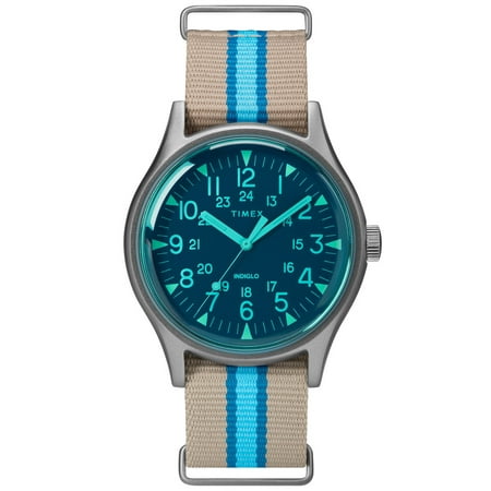 Timex MK1 Aluminum California Blue Dial Canvas Strap Men's Watch
