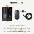 thumbnail image 3 of Glorious Gaming Model O 2 Wireless Gaming Mouse - Hybrid 2.4GHz & Bluetooth Wireless, 68g Superlight, Long Battery Life, 26k BAMF, 3 of 11