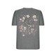 thumbnail image 5 of Camisetas de Verano de Mujer Pequeña Flor Impresa Cuello Redondo Manga Corta Superior, Verano Superior de las Mujeres, 5 of 6