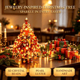 thumbnail image 2 of DIY Beaded Mini Christmas Tree Craft Kit, Bead Art Ornament, Handmade Beginner Friendly Xmas Making Supplies, Holiday Tabletop Desk Home Decoration, 2 of 9