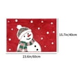 thumbnail image 3 of HongHeng Christmas Clearance Under $5.00 Christmas Bathroom Carpet Christmas Bathroom Mat Carpet Kitchen Carpet Cute Door Mat Outdoor Indoor Christmas Decoration 15.74x23.62 Inches, 3 of 6
