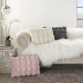 thumbnail image 5 of Nourison Sofia Quilted Swarovski Rose 14"X20" Throw Pillow, 5 of 6