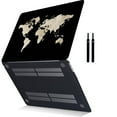 thumbnail image 3 of Hard Shell Case Compatible with MacBook Pro 14 inchs 2023/2022/2021 M2 A2779 & A2442 M1 Cable Tie, World Map 8_1, 3 of 5