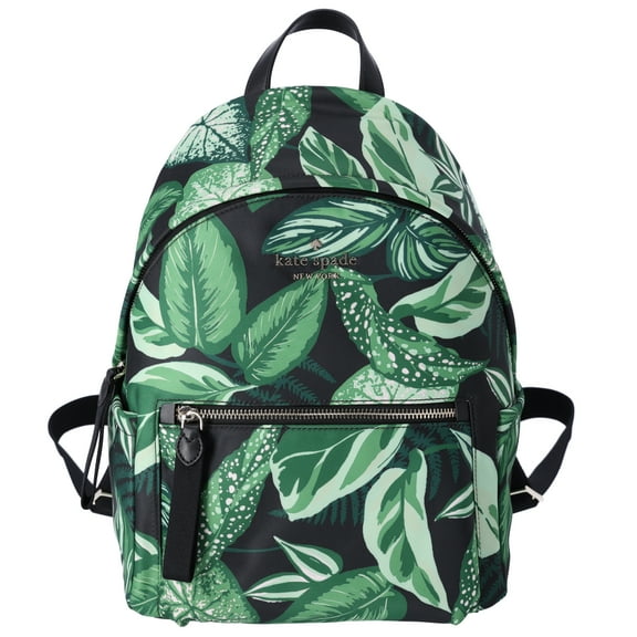 Kate Spade KH414-300 Women's Chelsea Fern Foliage Medium Backpack