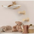 thumbnail image 5 of Cat Wall Furniture,Cat Hammock Wall Mounted Cat Shelf with Two Steps, Cat Wall Climbing Shelves Set,Cat Shelf and Perches for Wall S  ping,Playing,Climbing and Lounging,Cat Bed for Kitty Large Cats, 5 of 6