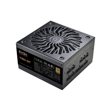 EVGA SuperNOVA 750 GT, 80 Plus Gold 750W, Fully Modular, Auto Eco Mode with FDB Fan, 7 Year Warranty, Includes Power ON Self Tester, Compact 150mm Size, Power Supply 220-GT-0750-Y1
