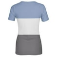thumbnail image 5 of Hauts d'Été Grande Taille pour Femmes, Mode Imprimée, T-shirt à Manches Courtes et Col en V, Chandail-Over, T-shirt Col en V pour Femmes en Liquidation, 5 of 5