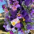 thumbnail image 6 of Djunllk Artificial Flowers - Beautiful Purple Small Bow Hanging Fake Flowers, Lightweight Colorful Versatile Reusable Fake Plants Mother's Day Gifts, Wedding Decorations, 6 of 9