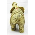 thumbnail image 3 of Thai Buddhism Noble Golden Elephant Trumpeting With Trunk Up Figurine Sculpture, 3 of 4