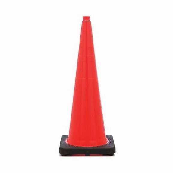 Traffic Cone, PVC, Non-Reflective, 36 in Height, 12 lb, Orange