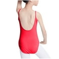 thumbnail image 4 of Quaouag Ballet Leotards,Cotton Camisole Ballet Leotards for Girls/Toddlers/Kids,Double Strap Gymnastics and V-Neck Ballet Dancewear, 4 of 8