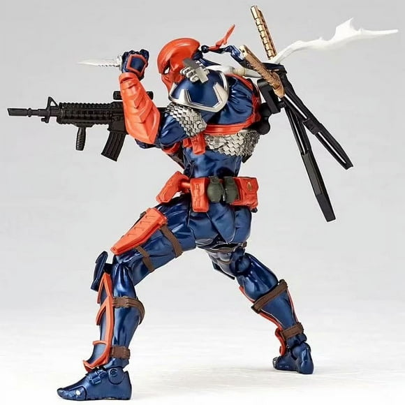 Deathstroke Révoltech Figurine - Accessoires Remplaçables - Haut 6.69 Pouces Personnage de Film Modèle Jouets Figurines Cadeau pour les Enfants Adultes Enfants Adultes Figurine Cadeau