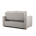 thumbnail image 5 of Serta Tennyson Scandinavian Convertible Loveseat with Full Size Sleeper, Light Grey Woven Fabric, 5 of 13