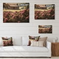 thumbnail image 4 of Designart "Rhododendron Blooms on the Farm I" Floral Print on Natural Pine Wood, 4 of 5