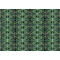 thumbnail image 1 of Ahgly Company Machine Washable Indoor Rectangle Transitional Charcoal Black Area Rugs, 7' x 10', 1 of 7