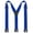 Royal Blue, variant on KAMBERFT Hidden Suspenders for Men, 1.5 inch Wide Work Suspenders, Heavy-Duty Y-Back Design