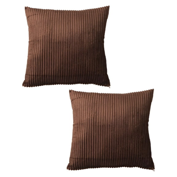 LAMIRO Soft Corduroy Striped Velvet Rectangle Decorative Throw Pillow Cushion for Couch 30*50cm