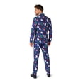 thumbnail image 2 of Suitmeister Men's Suits Christmas Snowman Blue - M Blue, 2 of 6
