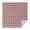 Red Black White, variant on Brown Beige Green and Red Checkered Pattern Square Tablecloth,Waterproof Square Table Cover,Wipeable Spillproof Washable Table Cover for Home Kitchen Party Decor 42"X42"(107x107cm)