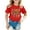 Red, variant on PMVFHDE T-Shirt Girl Girls Swimsuits Tops Girls Fashion Tops Girls Summer Tops Trendy Cute Girls Tops Children Fashion Casual Print Round Neck Loose Short Sleeve T Shirt Top Pink,10-11 Years