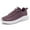 Purple, variant on Walking Shoes Women Lace Up Athletic Running Tennis Fashion Comfortable Sneakers With Arch Support