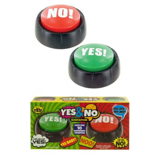Talking Yes No Buzzer Game Family Office Game Fun Friends Play Office Desktop Walmart Com