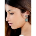 thumbnail image 4 of Jessica Simpson Fashion Metal Faux Turquoise Stone Drop Earring, 4 of 4