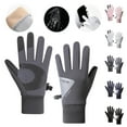 thumbnail image 5 of Pink Womens Winter Outdoor Fleece Lined Cold Proof Touchscreen Reflective Gloves One Size 3.74 Inches Width 22.5 Inches Length, 5 of 5