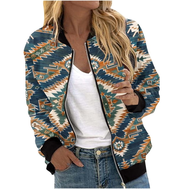 Chaquetas y abrigos casuales sin capucha de manga larga para mujer Sudadera holgada de manga larga con cremallera Chaqueta informal de béisbol de punto grueso Chaqueta de poliéster para mujer