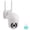White - EU Plug, variant on Yajisi 2in IP66 Waterproof PTZ Dome Camera 1080P Full HD WiFi Outdoor Security Surveillance System with 8 Lights & Motion Detection, Work with Icsee App, White (EU Plug)