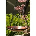 thumbnail image 4 of Monarch Abode 17065 Hanging Copper Hammered Bird Bath, 4 of 5