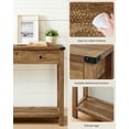 thumbnail image 4 of 47.2" Console Table With 3 Drawers Console Table Sofa Tables For Living Room Clearance Consolas Entryway Table Brown, 4 of 5