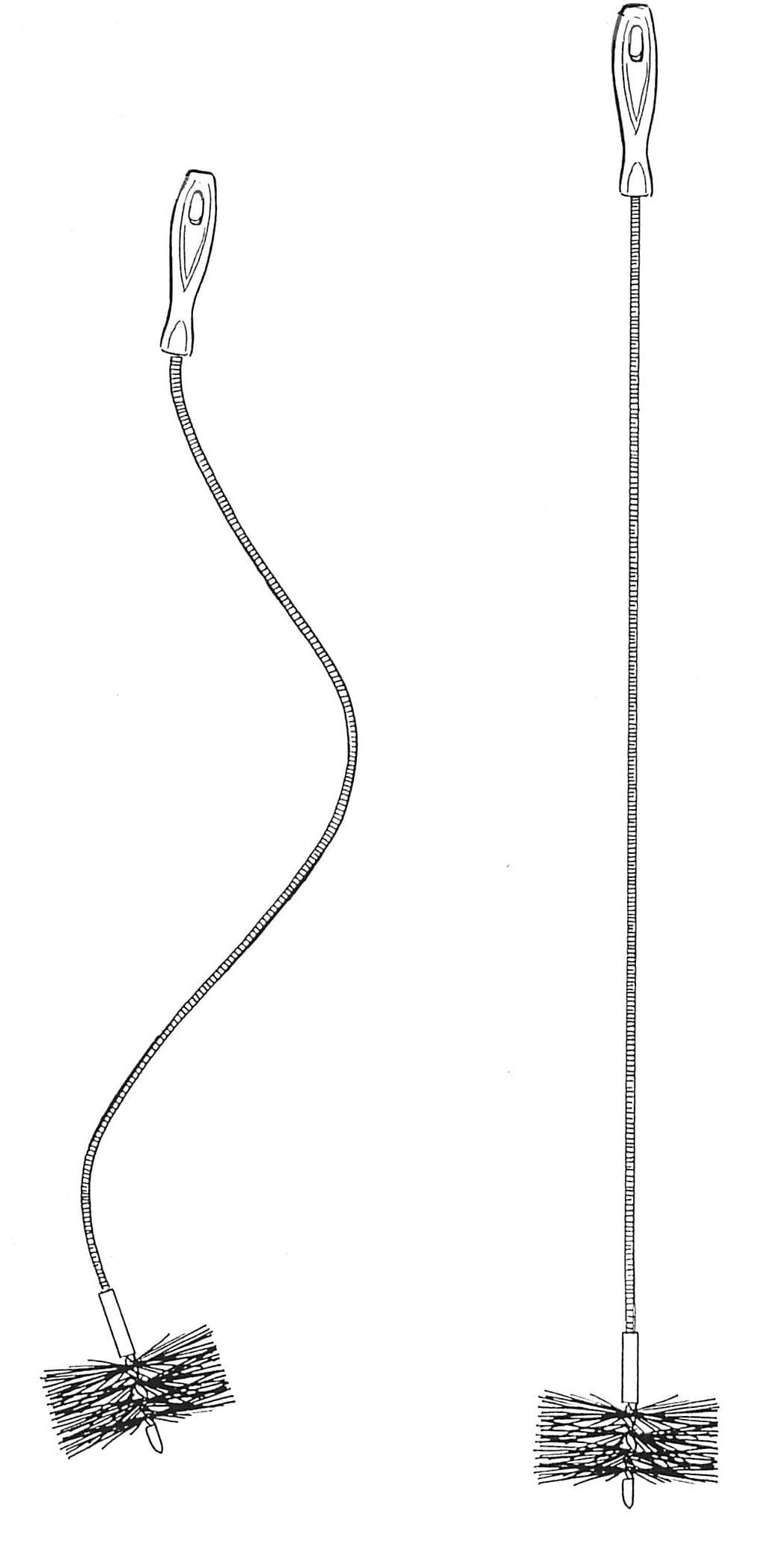 Brushtech 10' Dryer Vent Cleaning Brush
