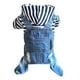 thumbnail image 2 of Xihbxyly Oferta de Iluminación Nuevos Picamas de Cuatro Patas para Mascotas y Ropa de Rayas de Moda para Perros de Invierno, 2 of 2