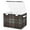 Dark Green&Red Tartan Pattern, variant on Foldable Fabric Storage Bin With Handle Collapsible Basket Box Storage With Lid Organizer Iridescent Star with Rainbow Stripes