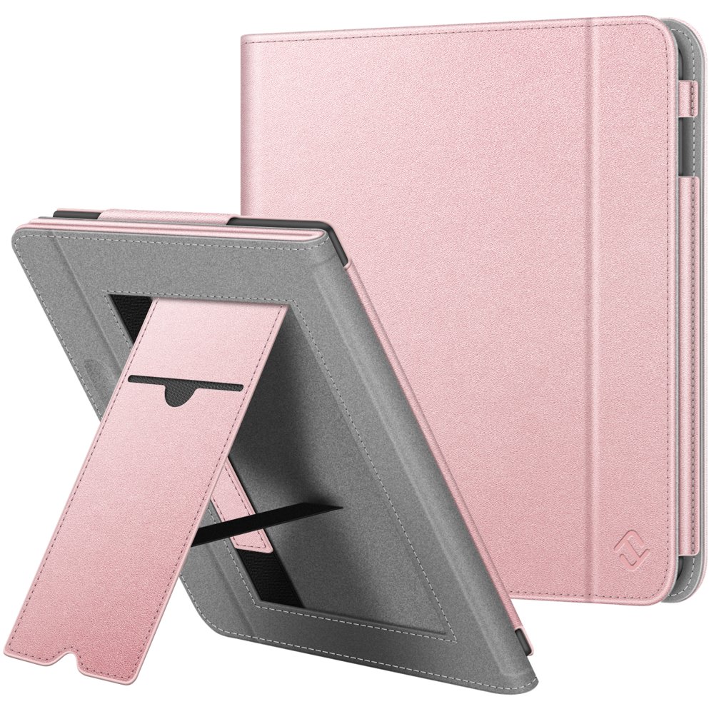 Fintie Folio Case with Hand Strap for 2019 Kobo Libra H2O, Premium PU