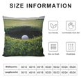 thumbnail image 5 of Chilfamy Golf Course Throw Pillow Cover Golf Ball Near Hole Decorative Pillow Case Cushion Cover Decor Pillowcase for Home White, 5 of 5