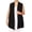 Black, variant on Women's Plus Size Open Front Relexed Fit CasualSleeveless Vest Cardigan