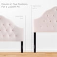 thumbnail image 6 of Modway Sovereign Full Diamond Tufted Performance Velvet Headboard in Pink, 6 of 7