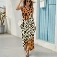 thumbnail image 6 of Leopard Print Pattern King Size Sleeveless Dress Dresses Summer Women Dresses Clothing Woman Dresses Dress, 6 of 7