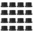 thumbnail image 1 of FOMIYES 120Ud Tapones Negros Para Redondos De Muebles Con Protección Contra Desgaste, 1 of 7