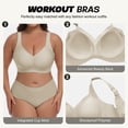 thumbnail image 3 of LWP Women's Plus Size Wireless Bras, Seamless Full Coverage Supportive Comfort No Underwire Everyday Bra, 3 of 8