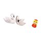 thumbnail image 5 of Elegantes esculturas de resina de cisne y serpiente. Adorno único para pasteles y figura Feng Shui para el hogar, la oficina, la sala de estar, el dor, 5 of 8