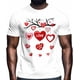 thumbnail image 1 of T-Shirts for Men, Love Heart Tree Branch Crew Neck Cotton T-Shirt Men's Short Sleeve Valentine's Day Love Style, 1 of 8