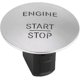 thumbnail image 1 of Engine Start Button-Keyless Go Start Stop Ignition Switch Compatible with Mercedes 2215450714 Silver, 1 of 4