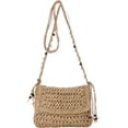 thumbnail image 1 of LHSHID Straw Clutch Purse for Women Envelope Wallet Straw Crossbody Shoulder Handbags Summer Beach Woven Bag, 1 of 6
