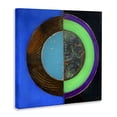 thumbnail image 2 of Stupell Industries Modern Nocturnal Circle Symmetry Canvas Art, 17 x 17, by Matthew Finger, 2 of 8