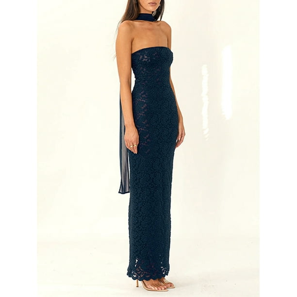 Sexy Gradual Change Print Backless Scarf Collar Sleeveless Two Pieces